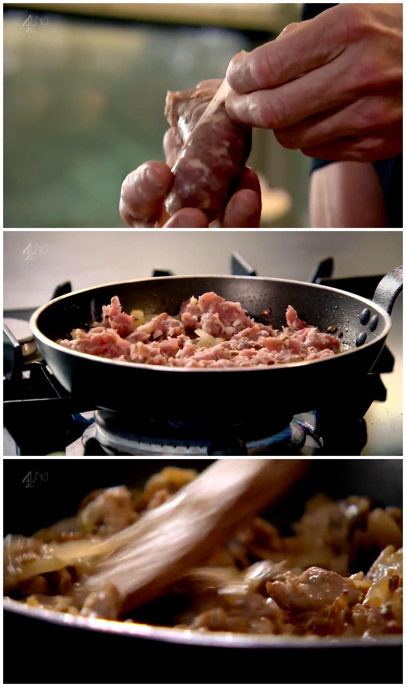 【Gordon的家庭烹飪】茴香香腸煎蛋餅的做法 步骤2