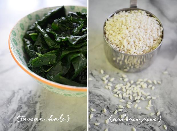 意式甘藍南瓜子燴飯 Tuscan Kale And Pumpkin Seed Risotto的做法 步骤1