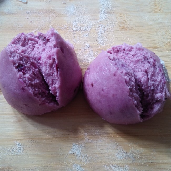 紫薯饅頭的做法 步骤2