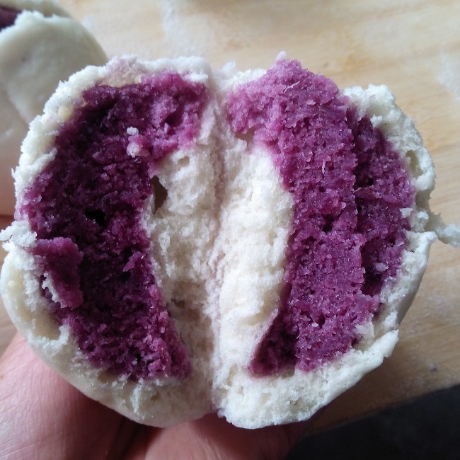紫薯饅頭的做法 步骤3