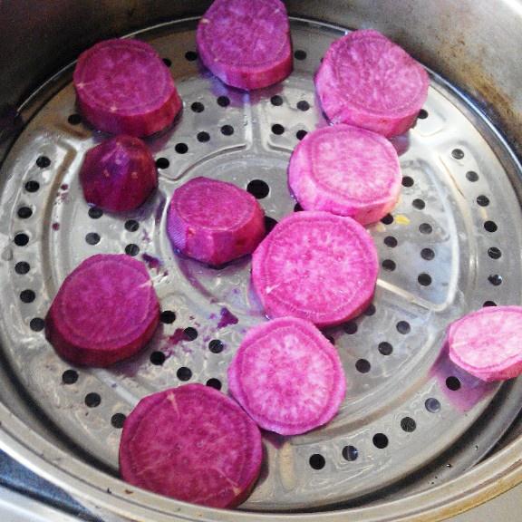 紫薯白菜豬肉包子的做法 步骤1