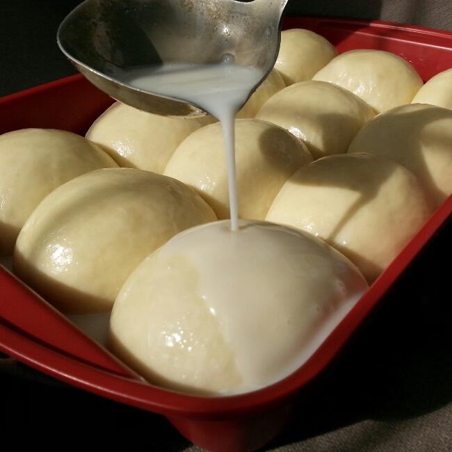 椰蓉泡漿面包的做法 步骤7