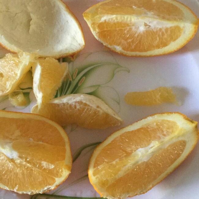 橙香蜂蜜小蛋糕的做法 步骤1