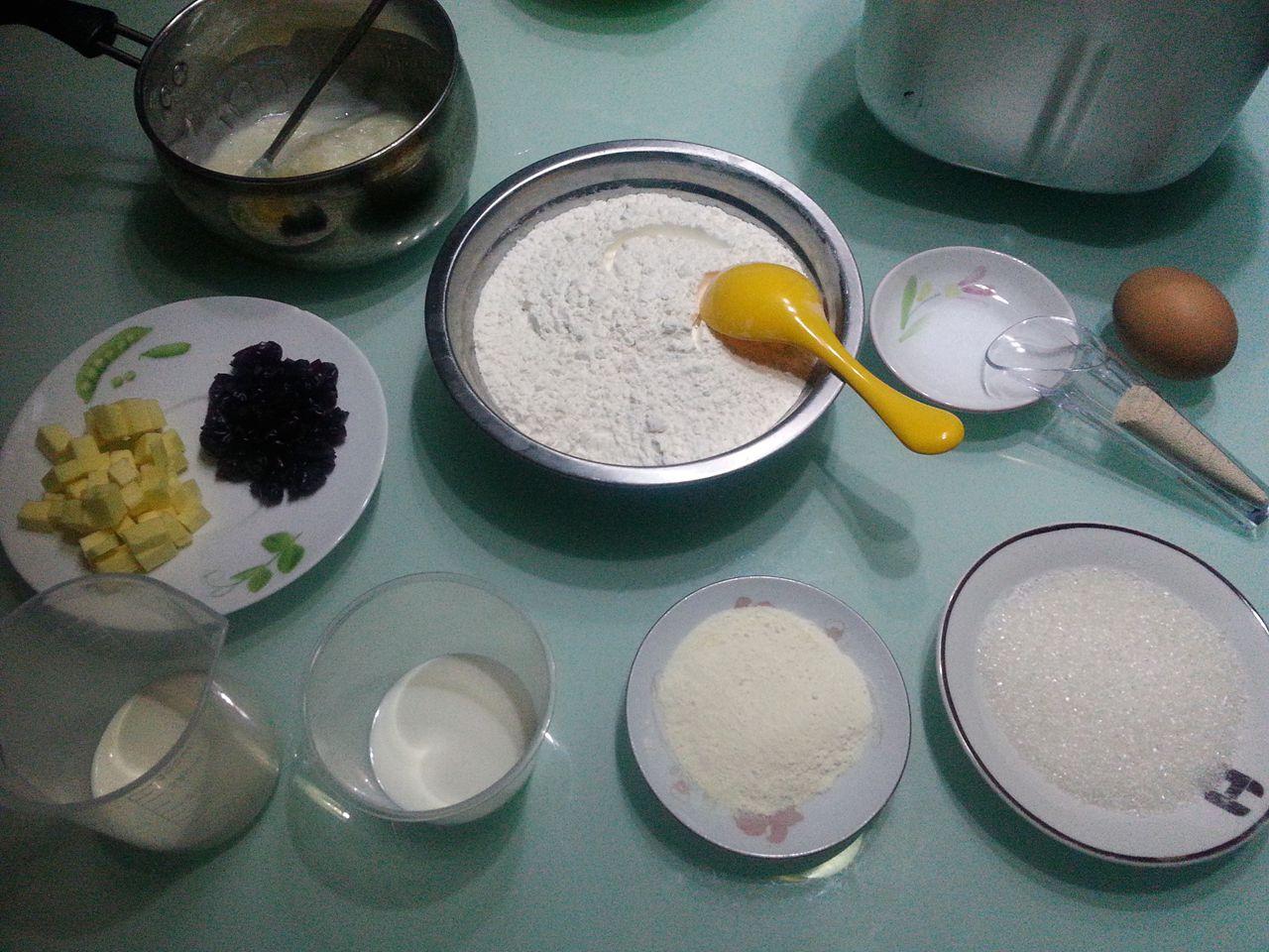 湯種蔓越莓奶香吐司（面包機版）的做法 步骤4