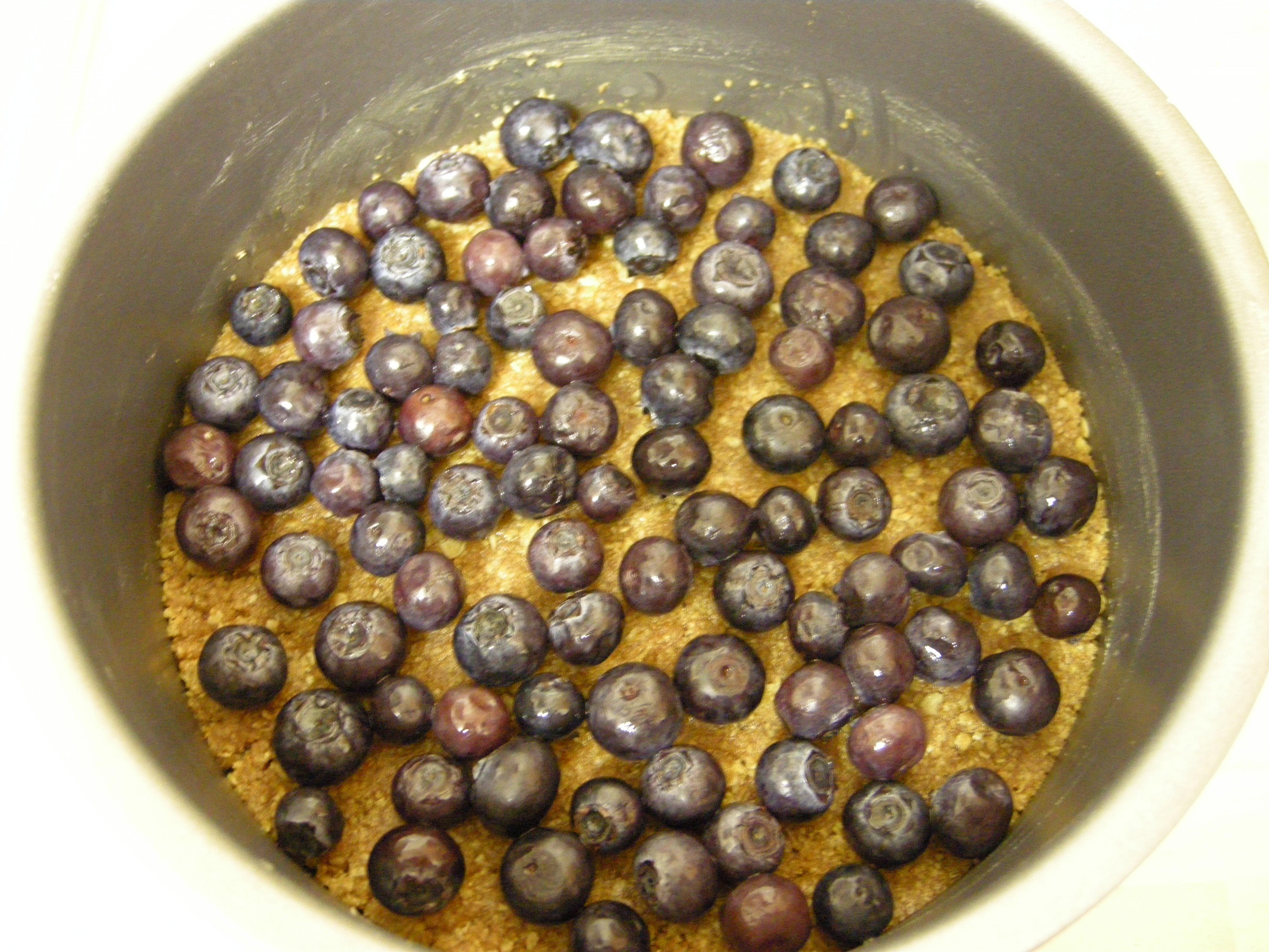 【藍莓芝士蛋糕/Baked Cheesecake with Blueberries】的做法 步骤4