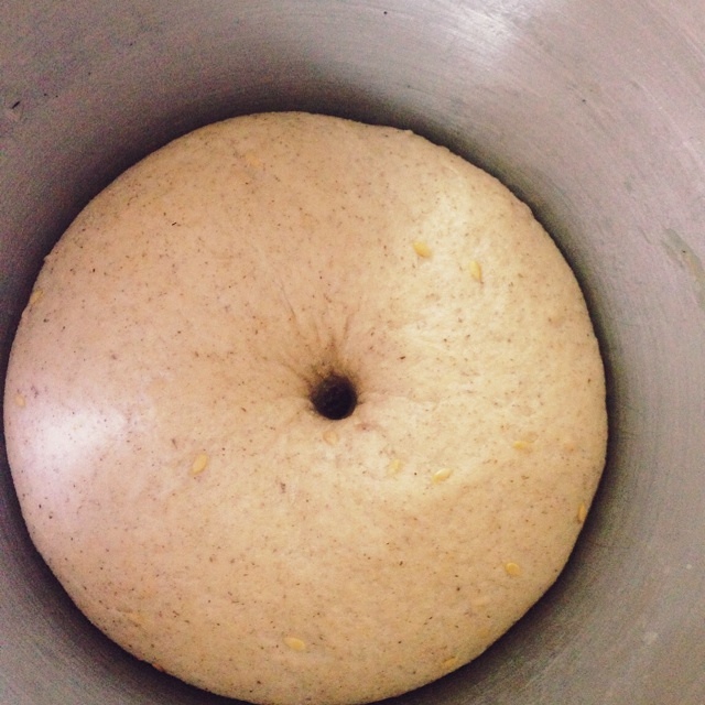 無蛋奶素油亞麻籽餐包--茱珠的小面包（四）的做法 步骤3