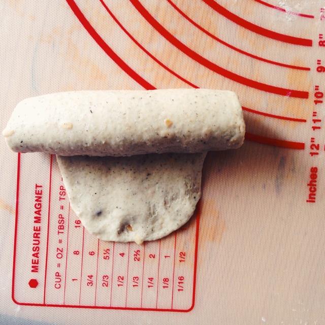 無蛋奶素油亞麻籽餐包--茱珠的小面包（四）的做法 步骤5