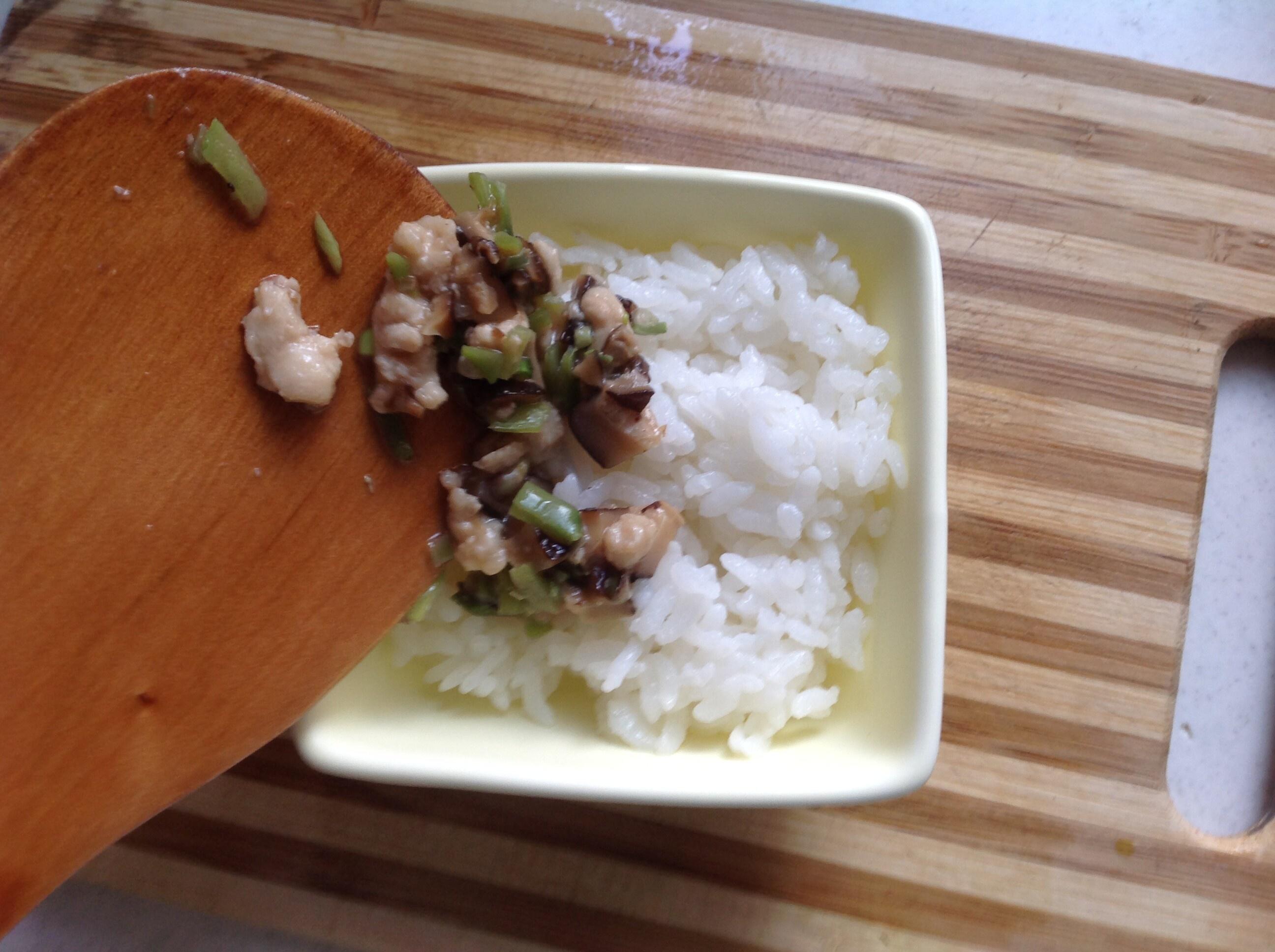 【快手輔食】扁豆香菇雞肉飯（10m+）的做法 步骤14