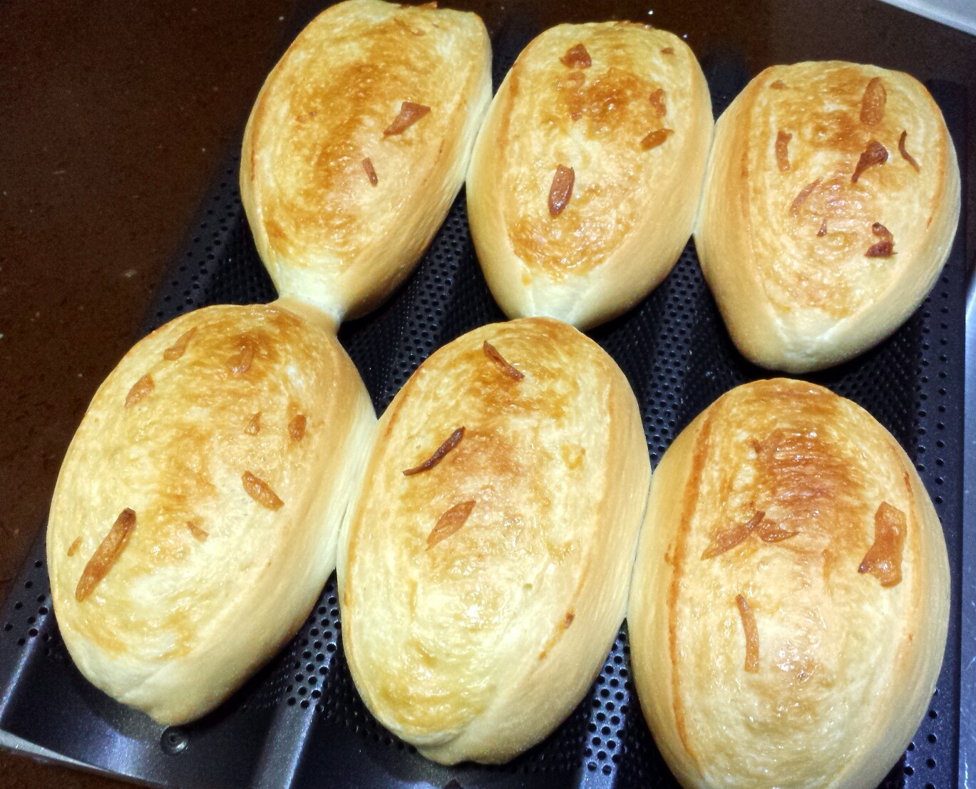 黃金鵝油香蔥面包的做法 步骤9