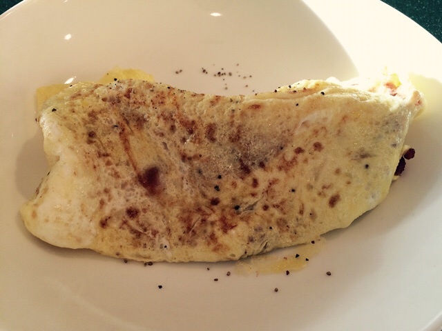 培根火腿Omelet及煎土豆，美式早餐的做法 步骤9