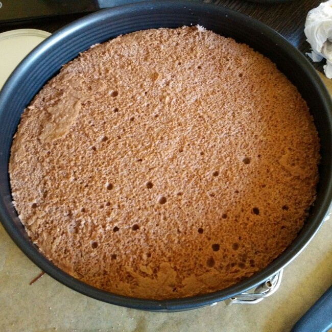 巧克力香橙蛋糕（26cm）的做法 步骤2