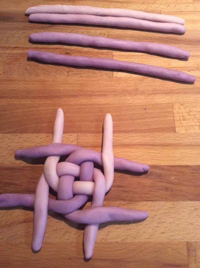 漸變紫薯繡球饅頭的做法 步骤7