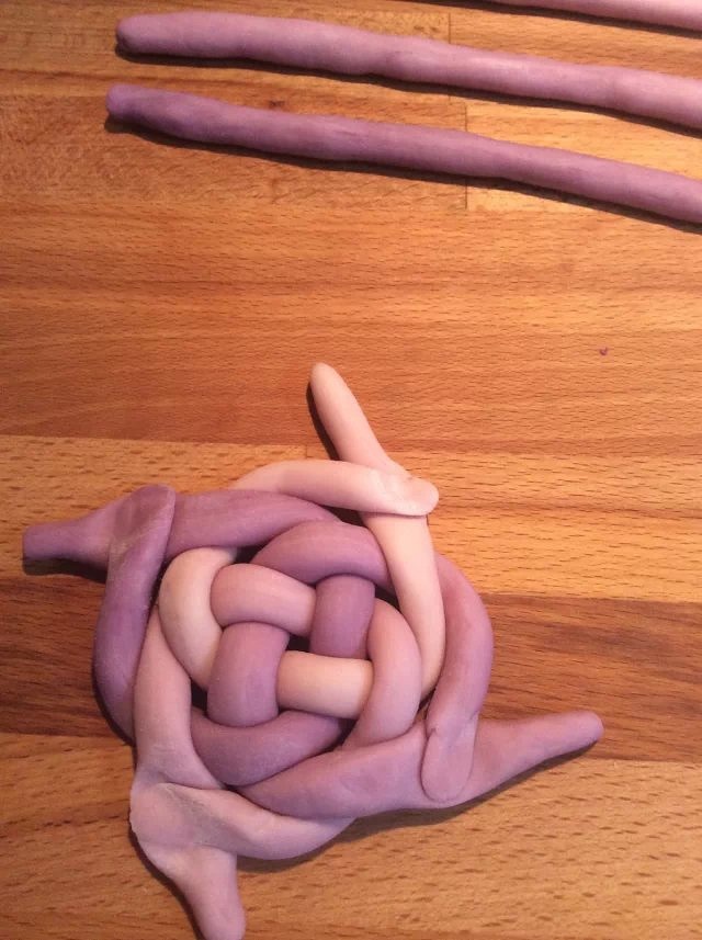 漸變紫薯繡球饅頭的做法 步骤8