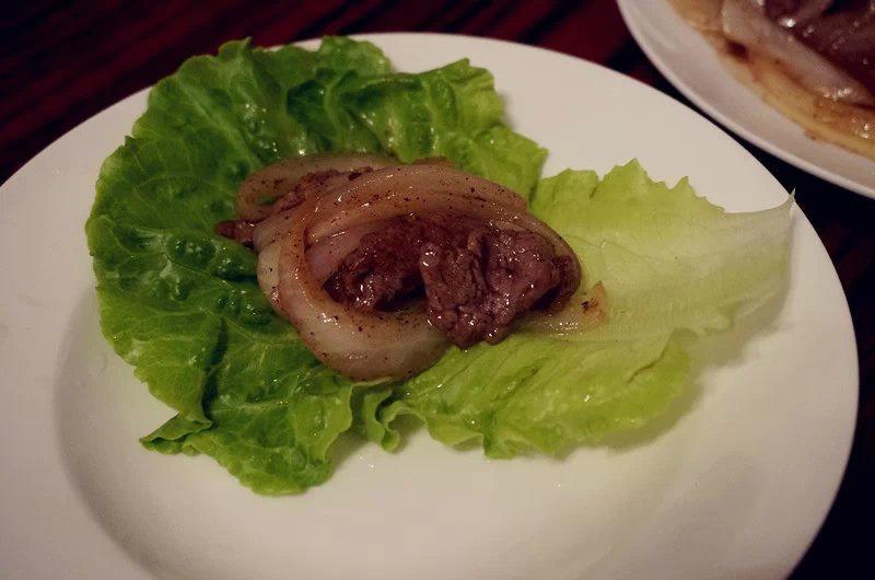 韓國 生菜卷黑胡椒牛肉的做法 步骤4