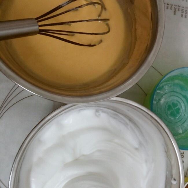 抹茶奶油蛋糕卷的做法 步骤2