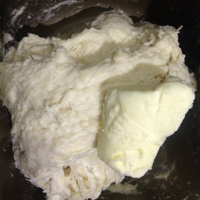 Poolish種（波蘭種）奶油奶酪香濃吐司∼面包機版的做法 步骤3