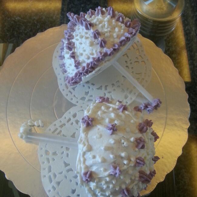 創意奶油蛋糕太陽傘的做法 步骤4