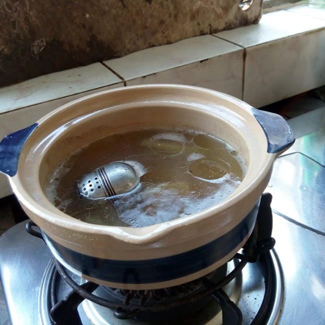 蔬菜丸子砂鍋的做法 步骤1