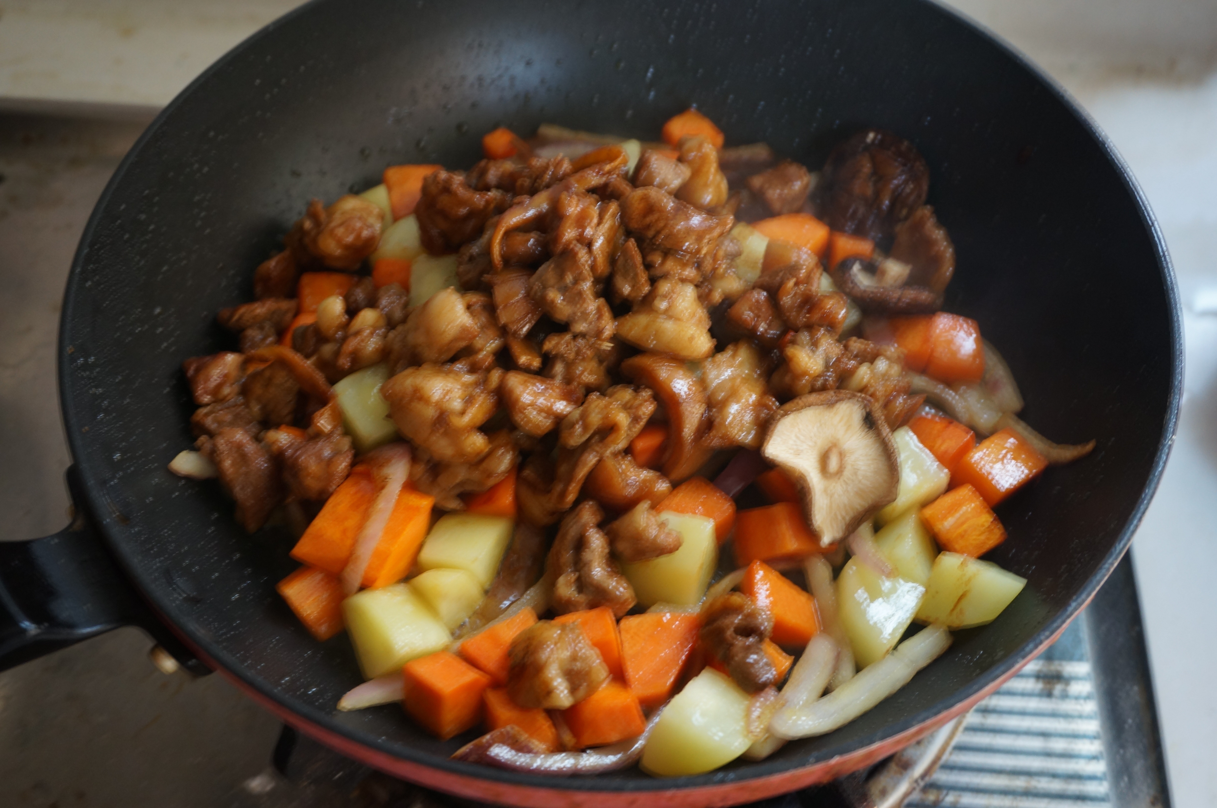 噴香羊肉燜飯的做法 步骤8