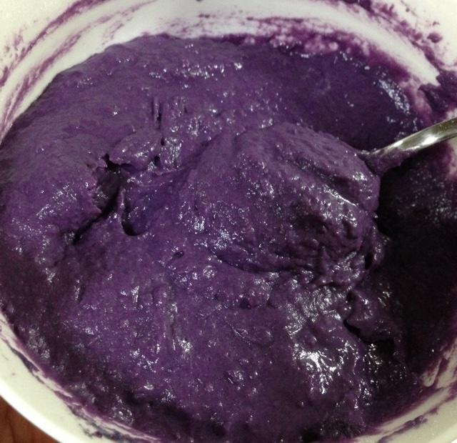 寶寶輔食︰奶香紫薯餅（12m+）的做法 步骤5