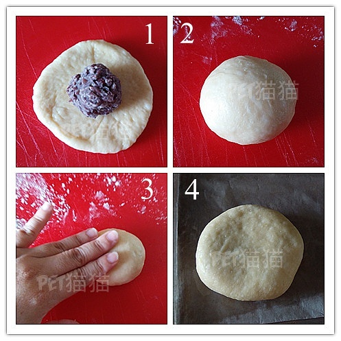 馬鈴薯紅豆面包•Potato Red Bean Bun的做法 步骤4