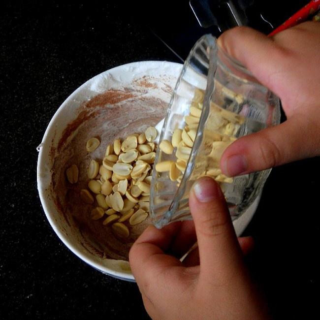 可可味花生牛軋糖(七歲兒童版)的做法 步骤10