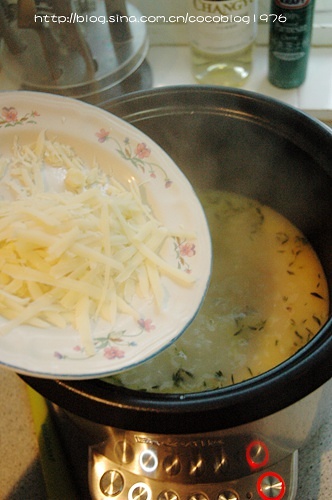 意大利海鮮蘆筍炖飯的做法 步骤6
