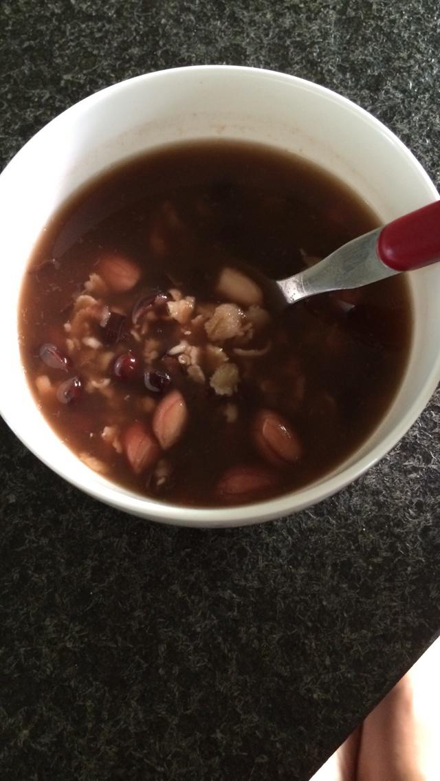 紅豆花生燕麥粥的做法 步骤1