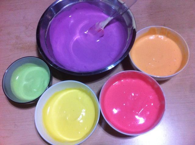 酸奶彩虹蛋糕（8寸）的做法 步骤6