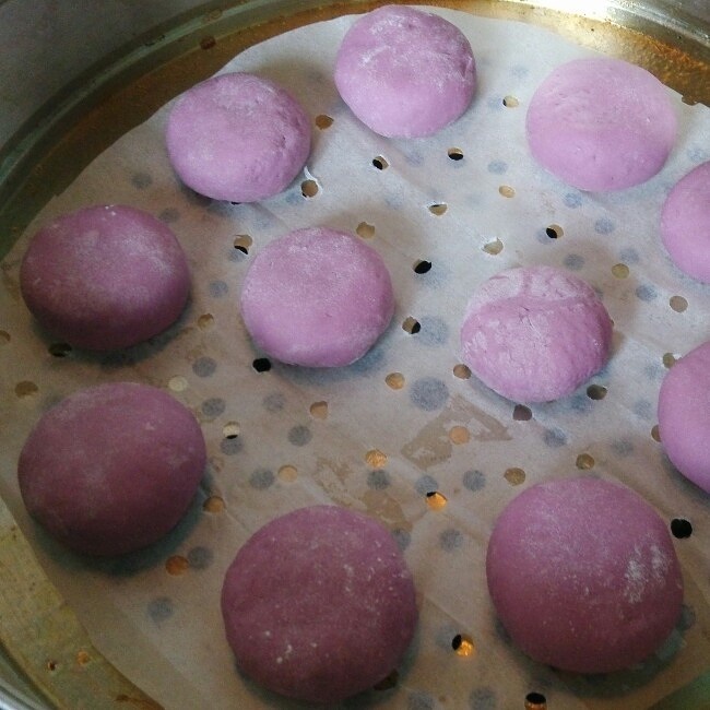 紫薯紅糖饅頭的做法 步骤7
