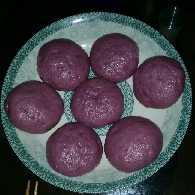 紫薯紅糖饅頭的做法 步骤8