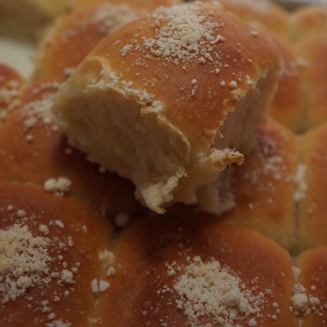 奶浴花生酥面包—中種冷藏的做法 步骤8
