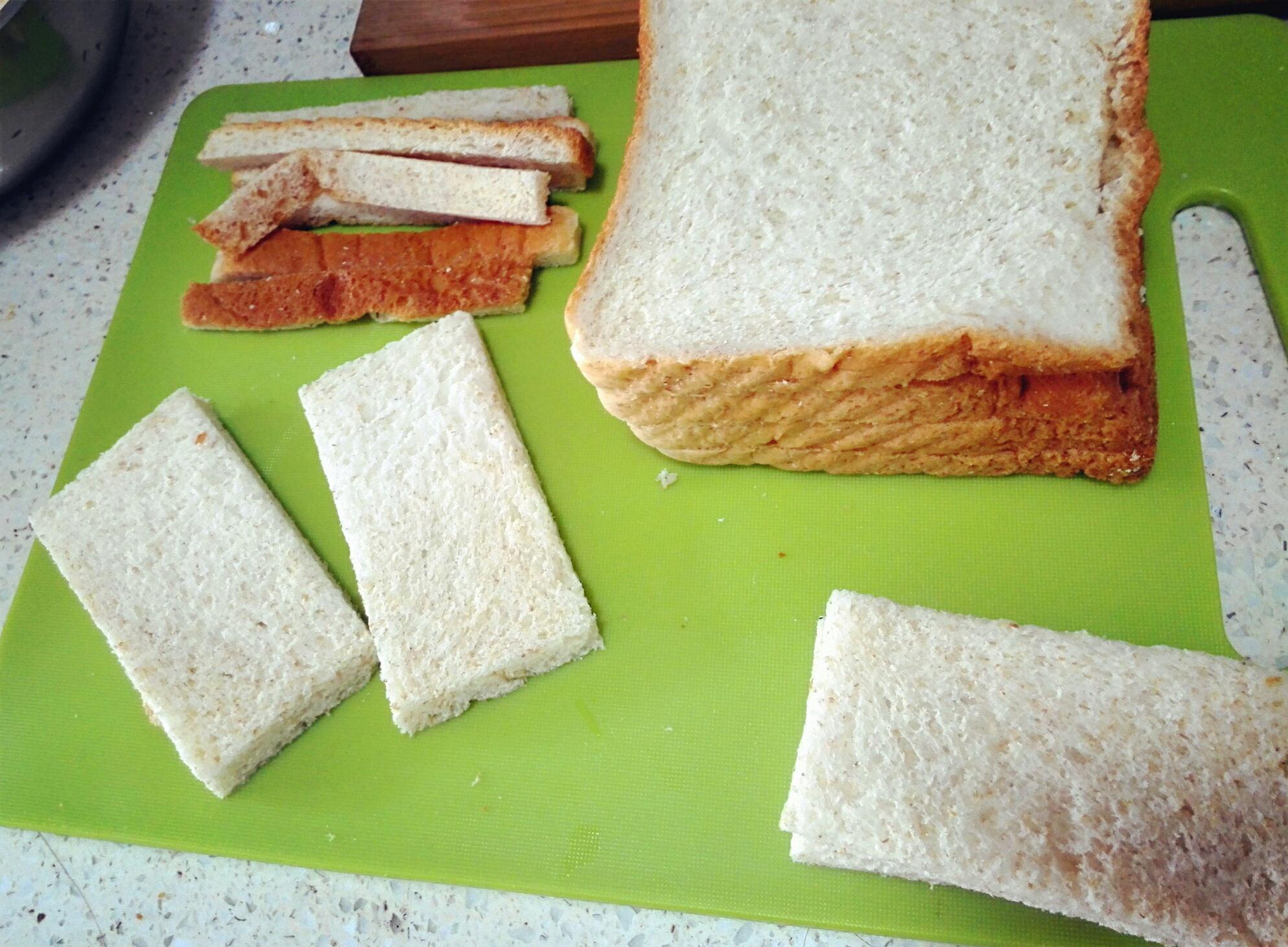 萬聖節南瓜醬隻果布丁面包-超簡單的做法 步骤2