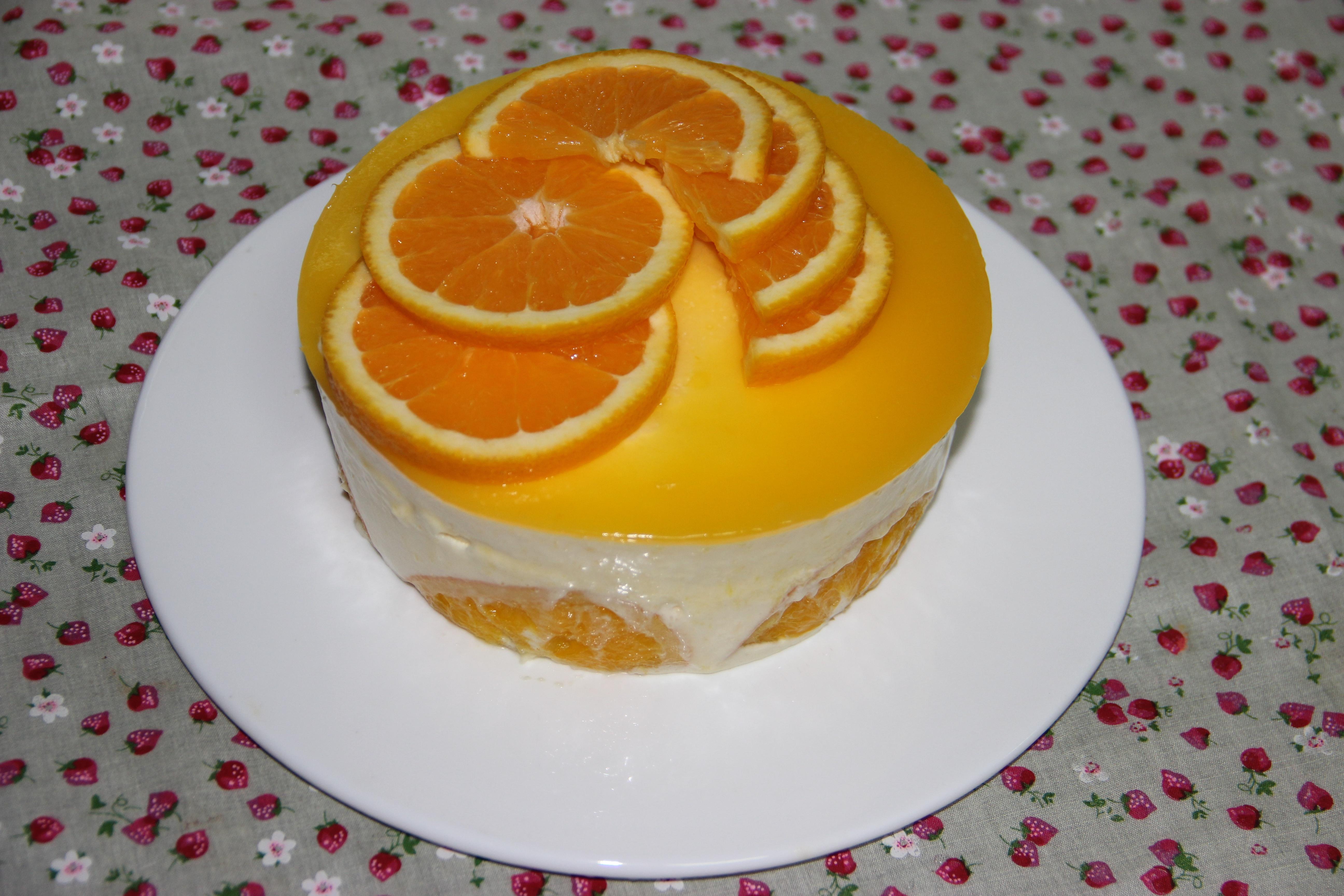 香橙慕斯蛋糕的做法 步骤16