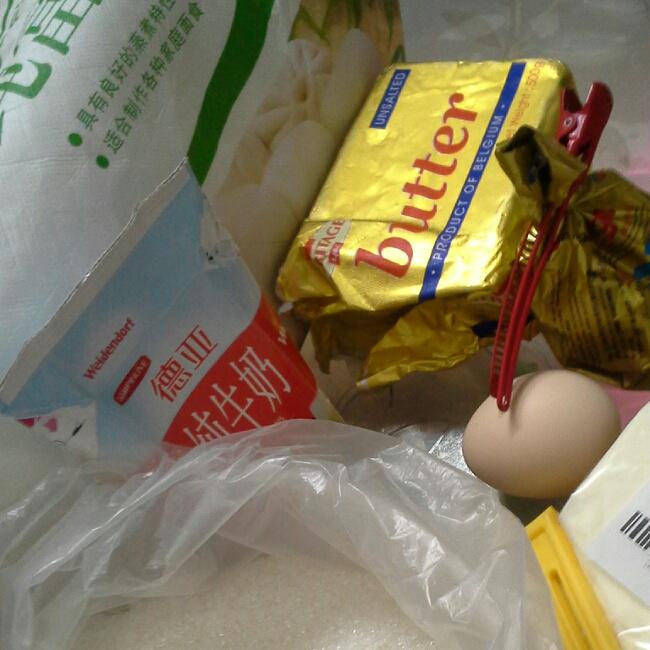 中種冷藏發酵法-松軟椰漿面包的做法 步骤1