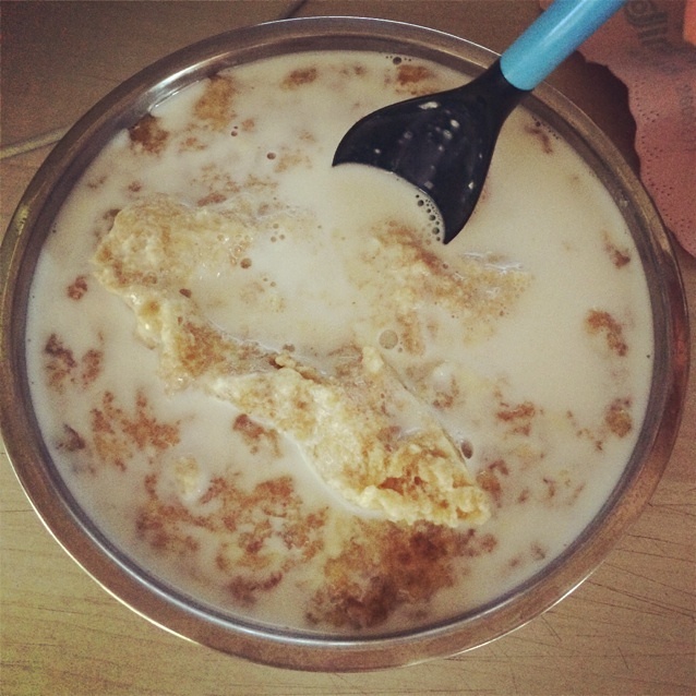 【5分鐘搞定早餐】牛奶燕麥雞蛋羹的做法 步骤5