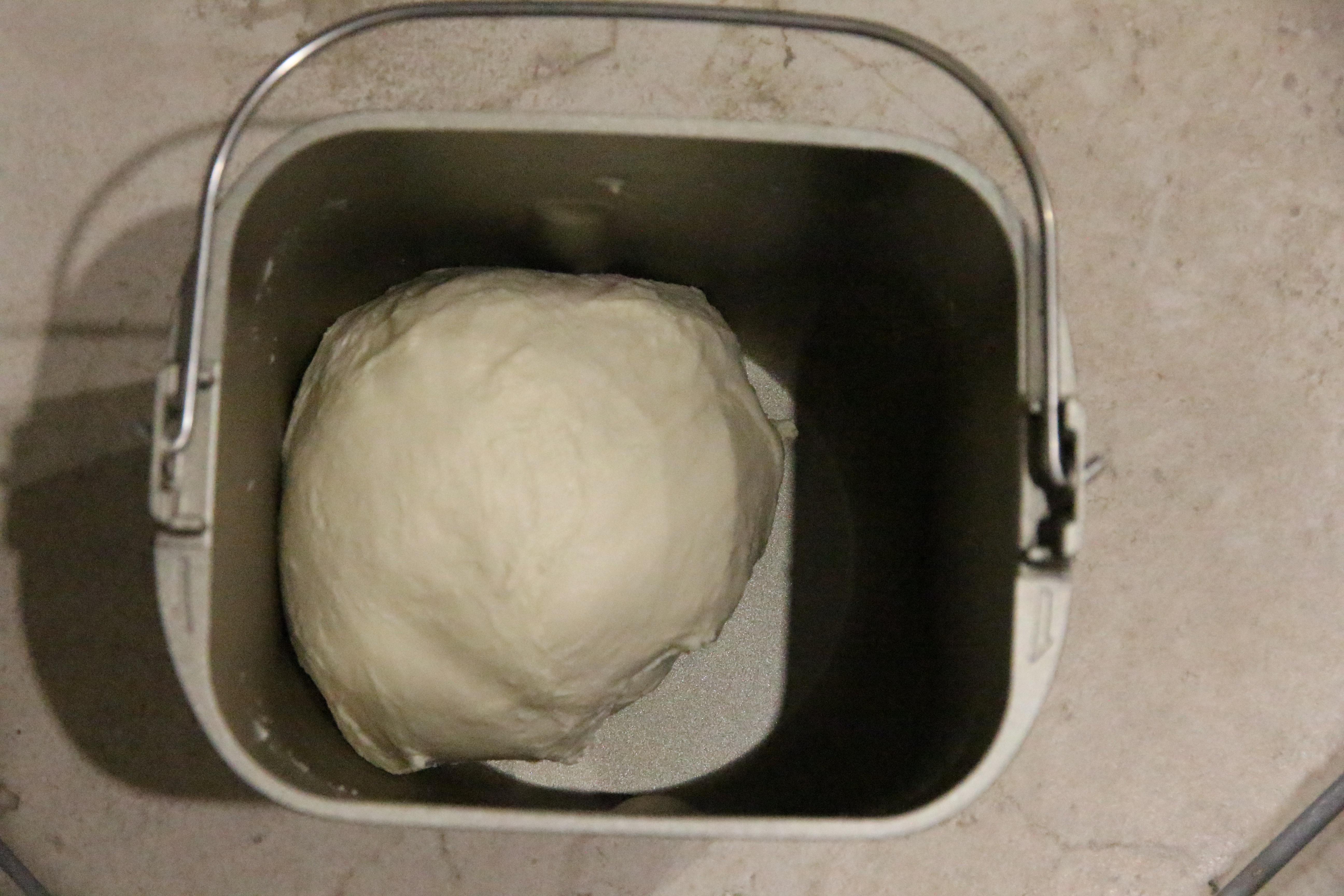 中種醇奶吐司——Panasonic松下面包機的做法 步骤4