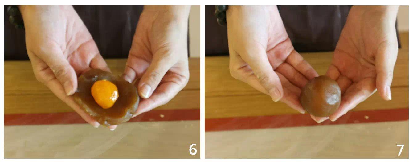 簡單易做的廣式月餅，不油膩的做法 步骤4