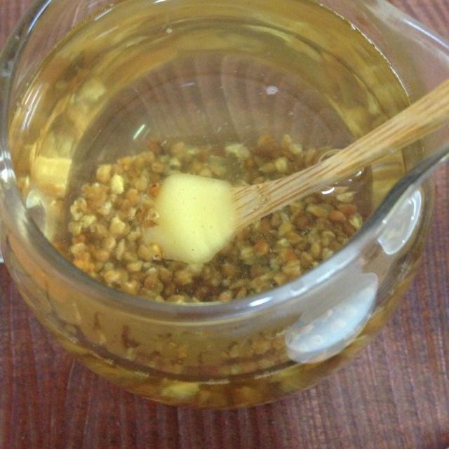 自制秋冬養顏蜂蜜苦蕎茶的做法 步骤4