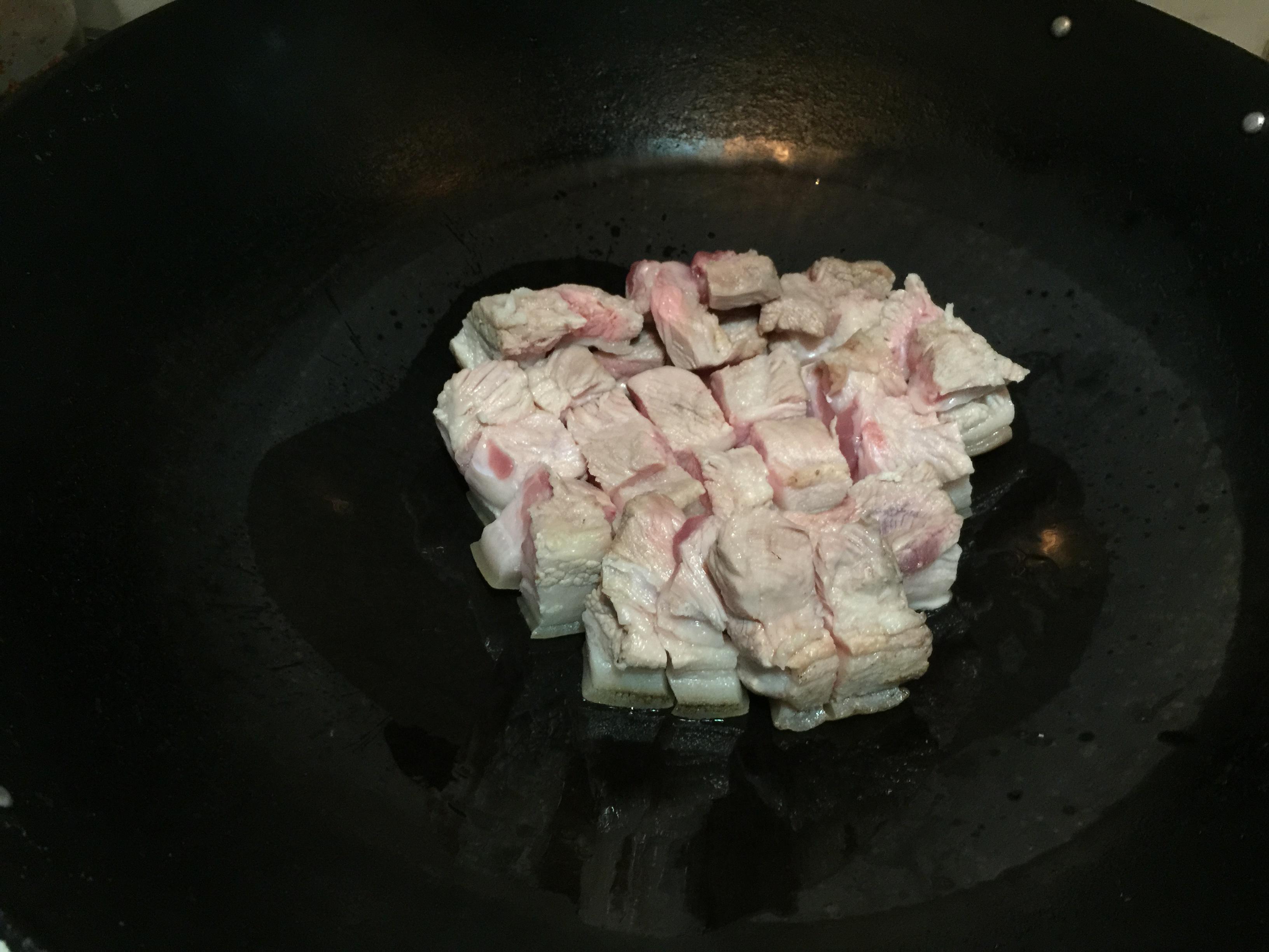 老丁的私房菜－川味豆筋棍紅燒肉的做法 步骤4
