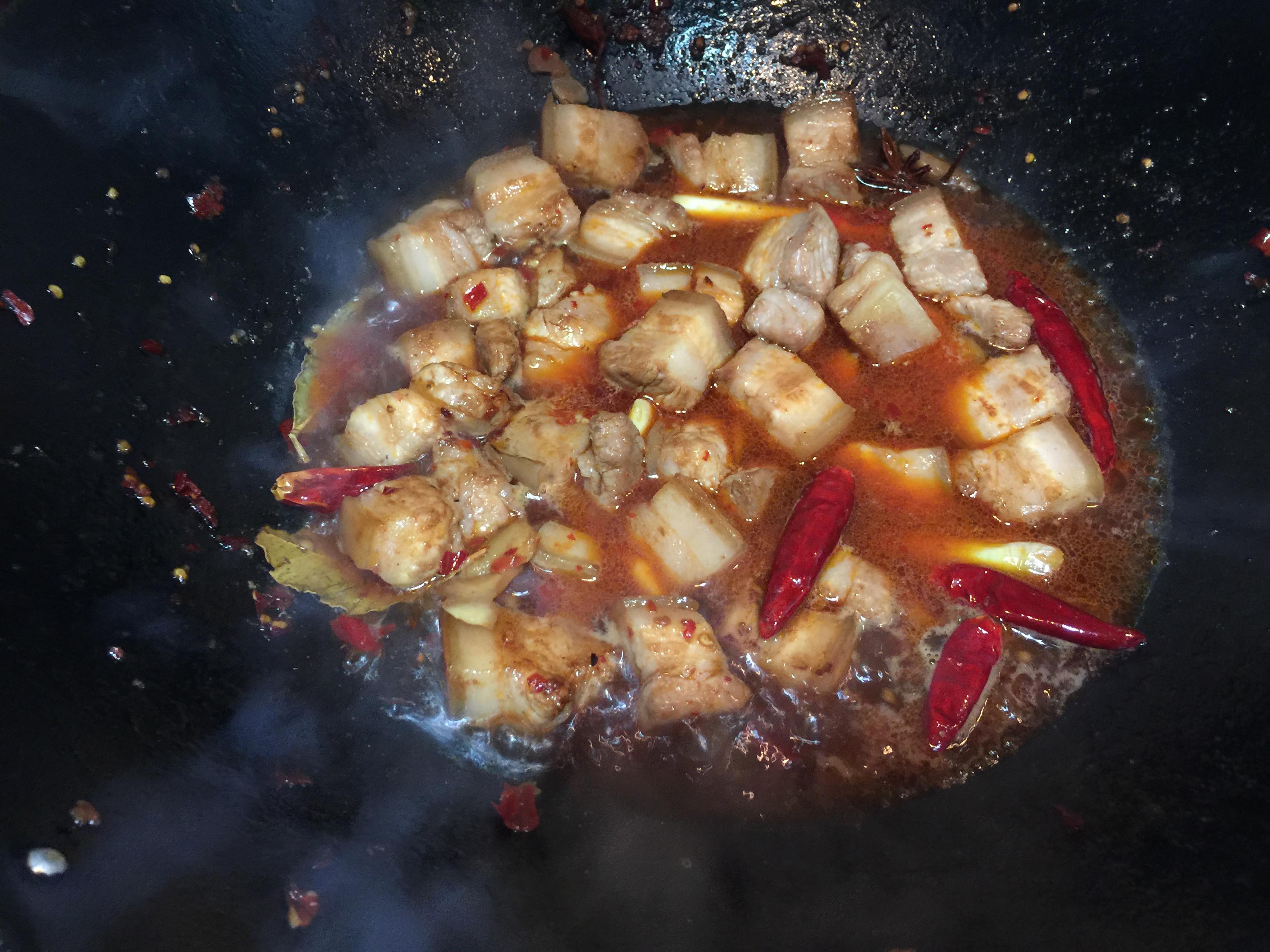 老丁的私房菜－川味豆筋棍紅燒肉的做法 步骤10