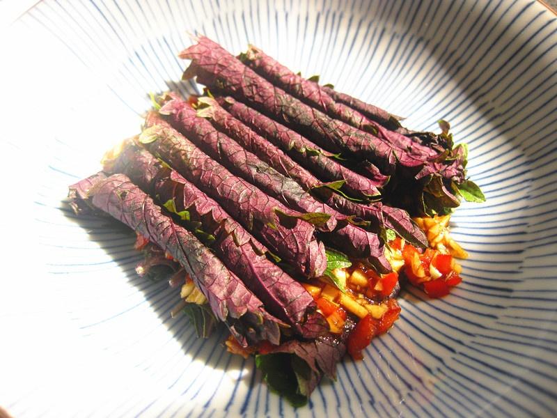 辣醬紫蘇卷的做法 步骤9