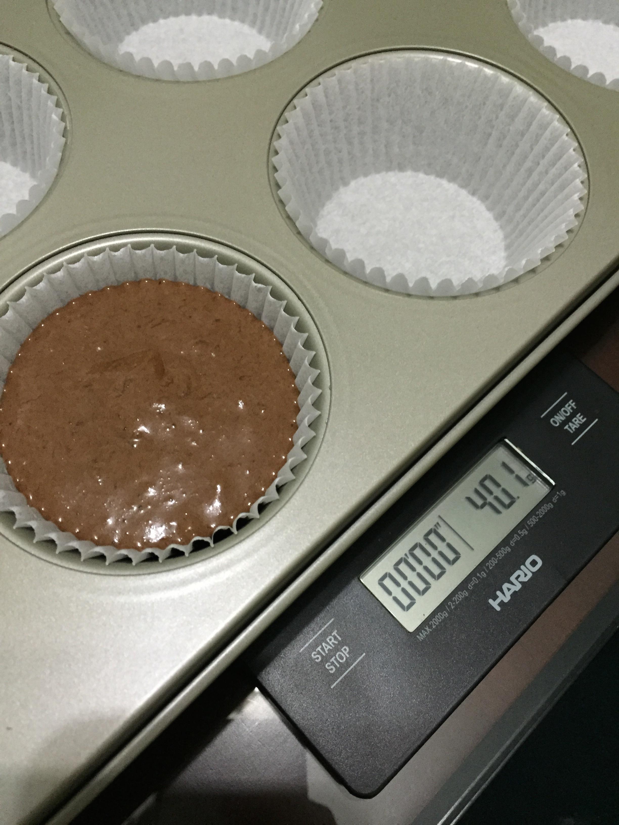 香蕉巧克力Cupcake的做法 步骤9