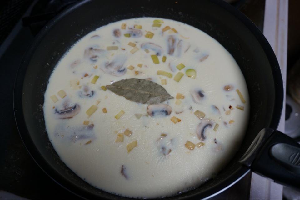 法式豆漿蘑菇濃湯的做法 步骤10