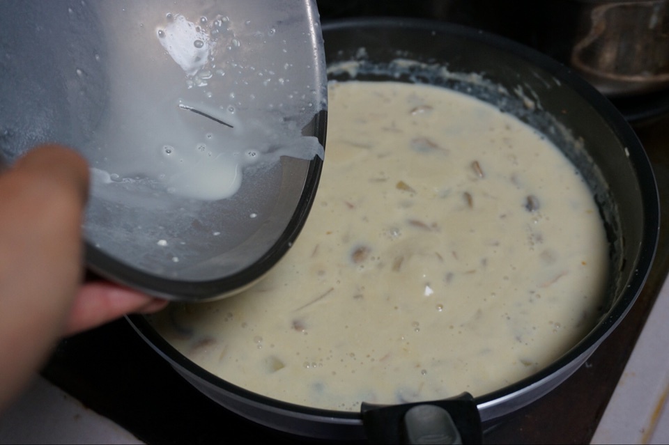法式豆漿蘑菇濃湯的做法 步骤12