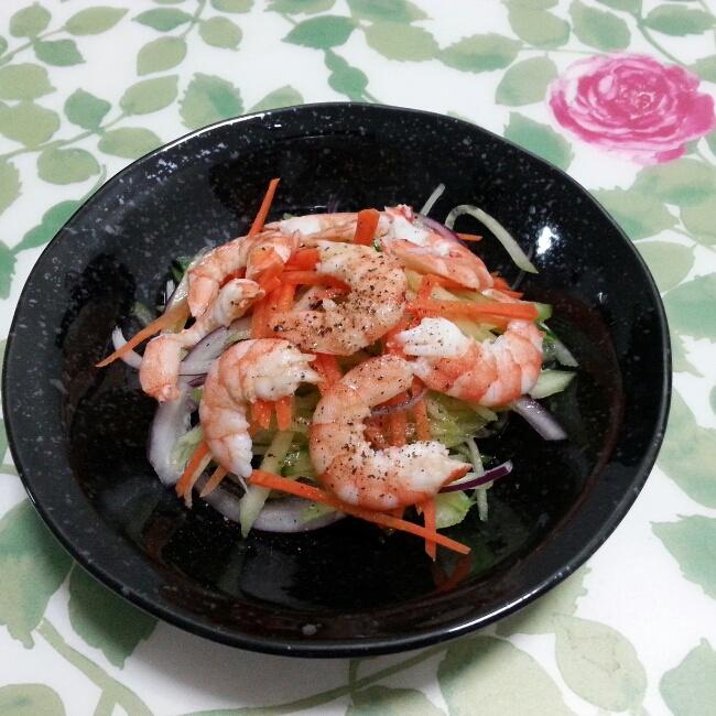鮮蝦日式沙拉的做法 步骤3
