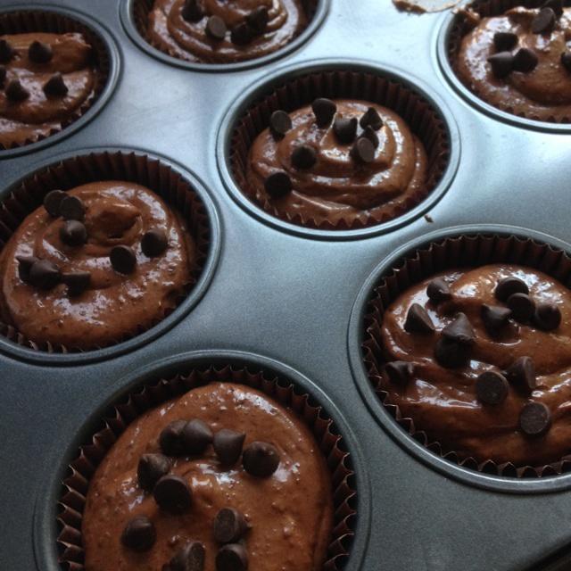 巧克力麥芬（chocolate muffin）的做法 步骤9