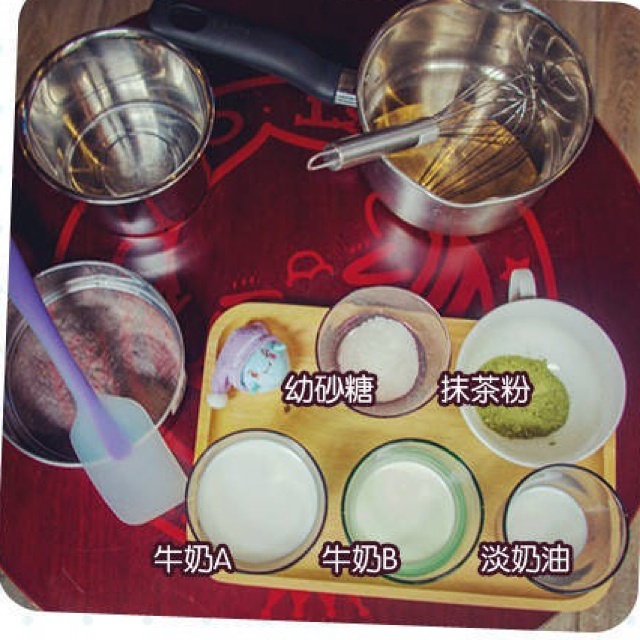 噗噗教你做日式抹茶醬的做法 步骤1