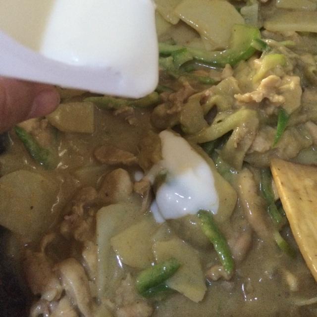泰式青咖喱檸檬椰汁雞的做法 步骤8