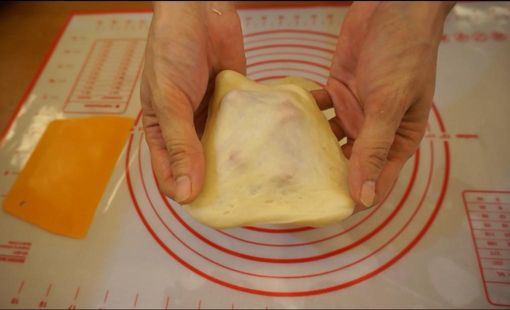 葉形香芋面包的做法 步骤4